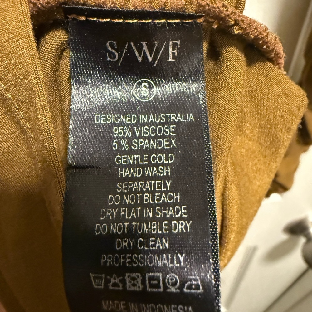 SWF (Revolve) - Bronze Rouched V Neck - NWT - Size S - Picture 6 of 6